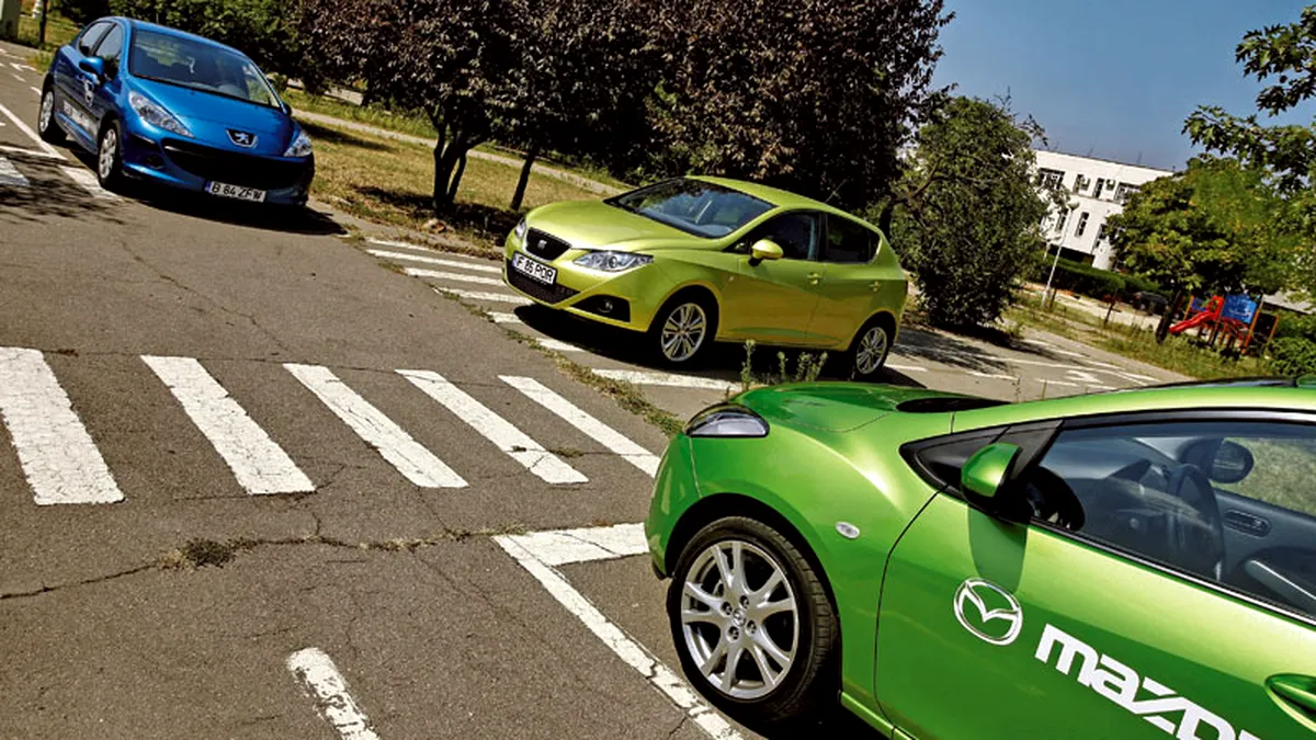 Seat Ibiza vs Mazda2 vs Peugeot 207