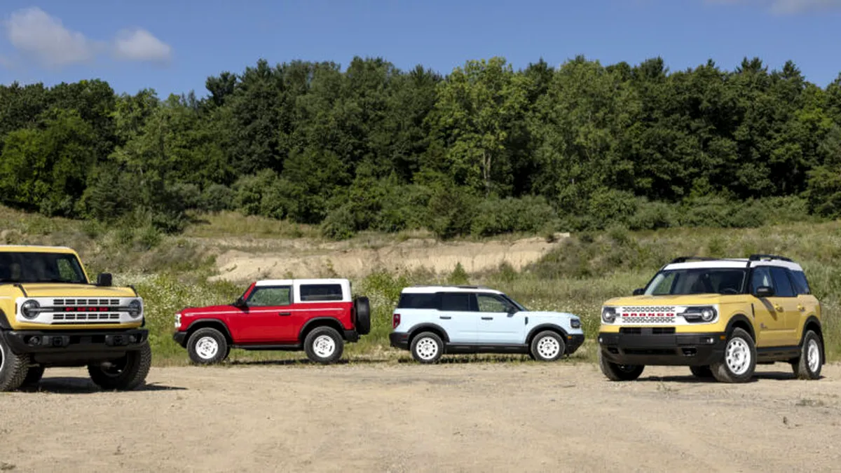 Ford Bronco vine în Europa însă există două modele populare ce vor fi scoase din portofoliu