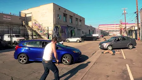 Acţiunea din jocul GTA V, recreată în realitate. VIDEO