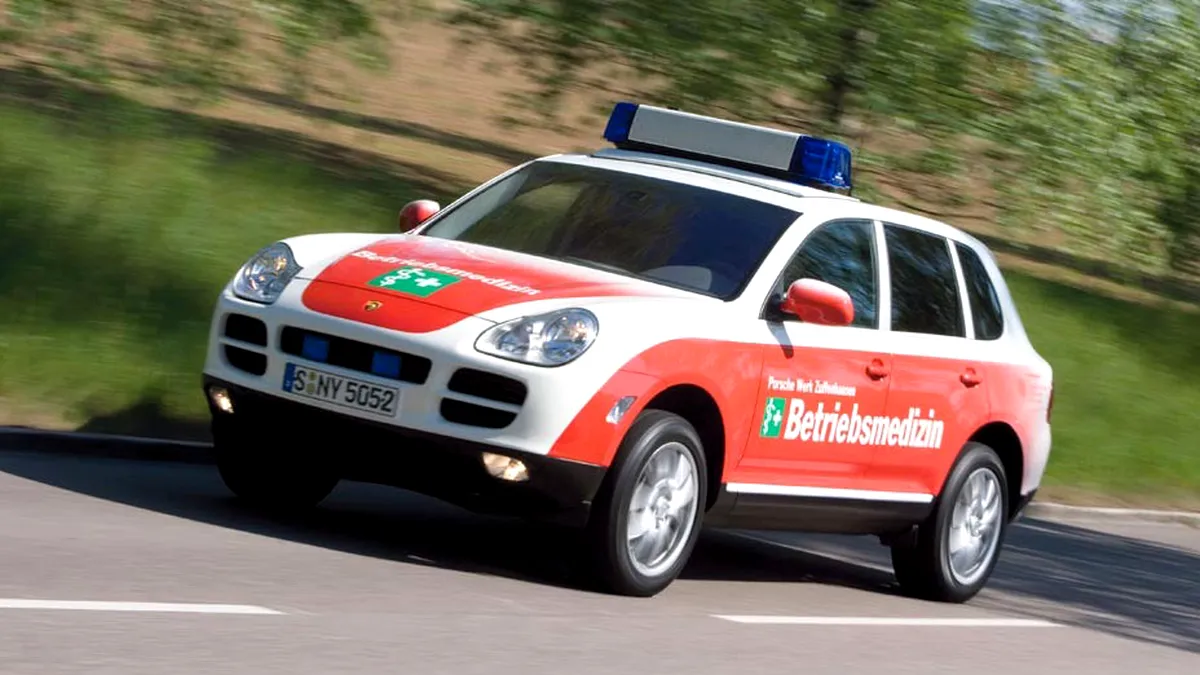 Porsche Cayenne S - ambulanţă de lux
