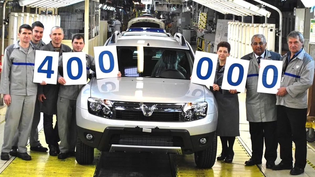 Duster-ul cu numărul 400.000 a fost produs la Uzinele Dacia!