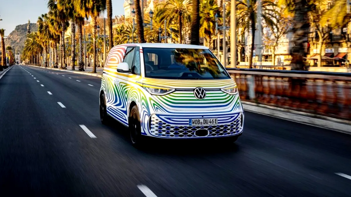 Volkswagen dezvăluie primele fotografii oficiale cu interiorul noului ID.Buzz