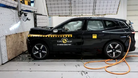 BMW iX obţine 5 stele, cel mai înalt calificativ la Euro NCAP - VIDEO