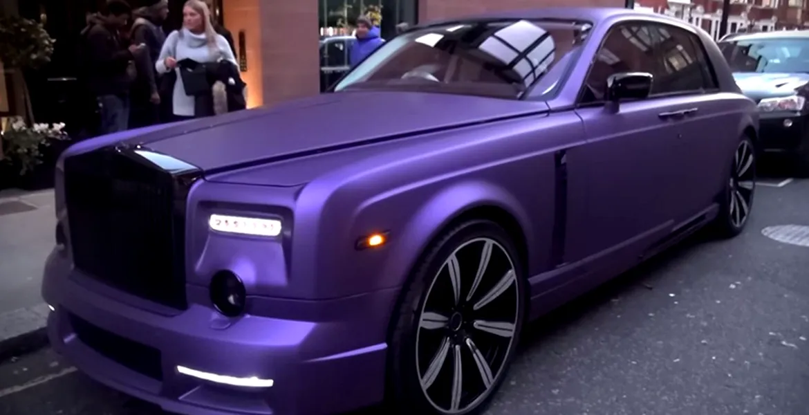 VIDEO: Ce zici de un Rolls-Royce Phantom VIOLET?