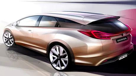 Honda va prezenta conceptele Civic Wagon şi NSX la Geneva