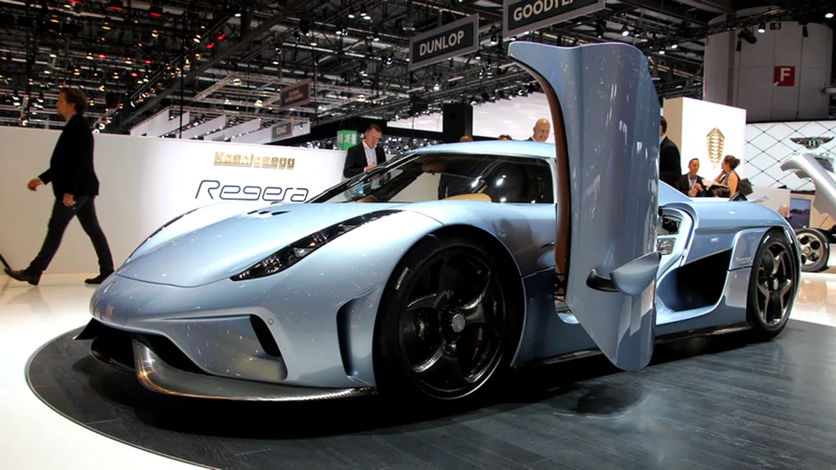 Koenigsegg a venit la Geneva cu o nouă dovadă de nebunie: Regera