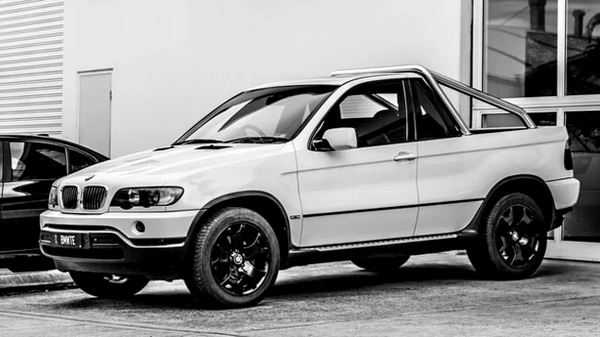 Da, există! Iată cum arată un BMW X5 pick-up