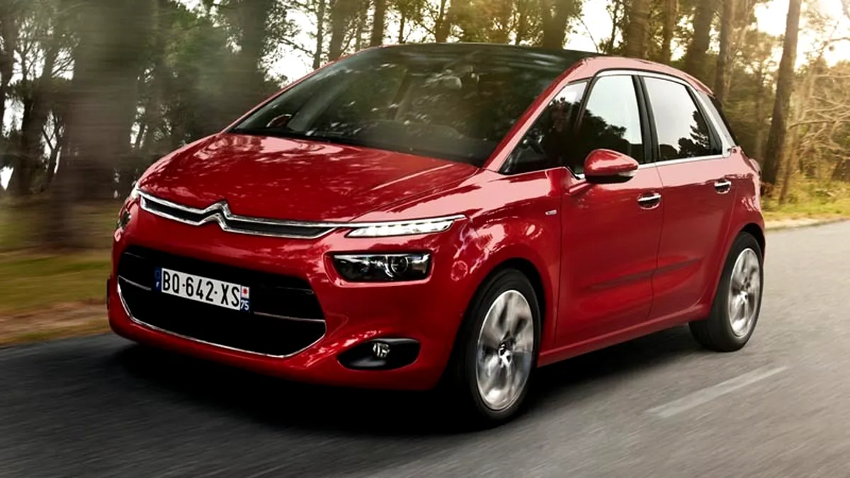 Primele imagini cu noua generaţie Citroen C4 Picasso