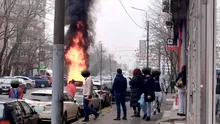 De ce a ars femeia din mașina cuprinsă de flăcări în București, iar bărbatul a scăpat. Cum s-a petrecut tragedia