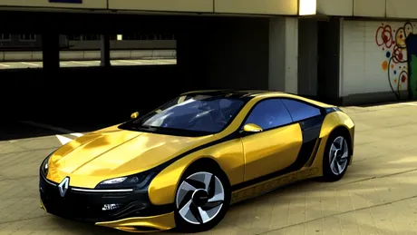 Acesta este conceptul Fuego. Renault Fuego. 