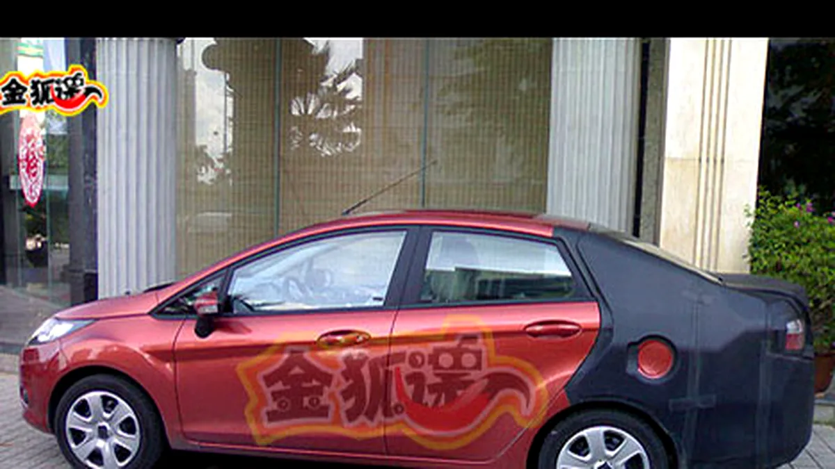 Ford Fiesta Sedan - poze spion