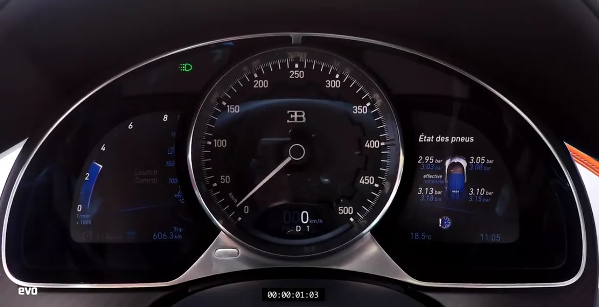 0-350 km/h fulger. Chiron pe anabolizante [VIDEO]