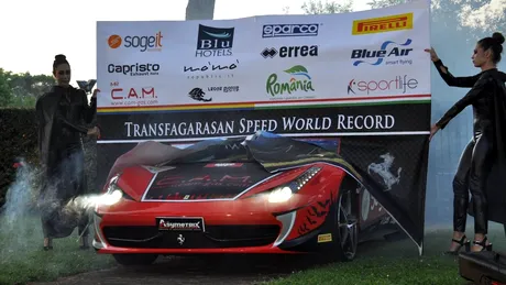 Un italian vrea să stabilească un record mondial de viteză pe Transfăgărăşan