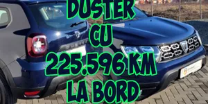 Cât costă o Dacia Duster 4×4 din categoria „Bunuri Recuperate” de bancă. Rulaj: 225.596 KM