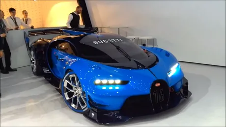 Cum a părăsit Bugatti Vision GT Salonul Auto de la Frankfurt: în vârful degetelor