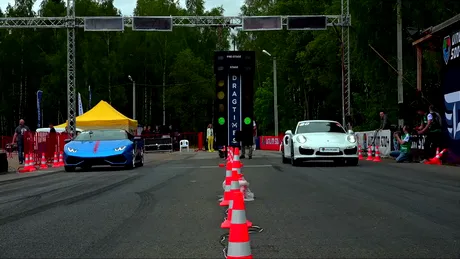 Drag race: Lamborghini Huracan vs Porsche 911 Turbo S. Cine câştigă? VIDEO