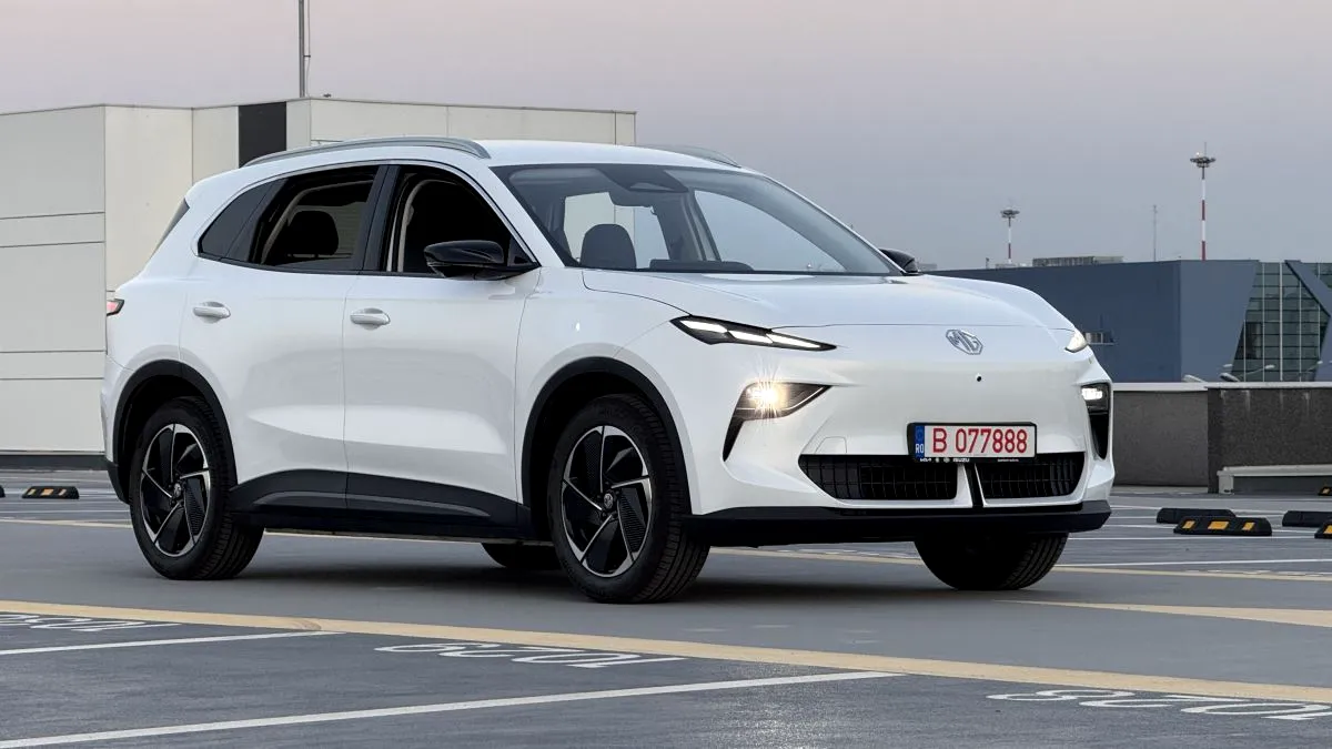 MG S5, SUV-ul electric cu tracțiune spate care concurează cu Hyundai Kona Electric și Kia EV3