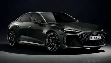 Primele imagini neoficiale cu noul Audi RS5. Are 630 CP și va fi primul plug-in hybrid din istoria gamei RS