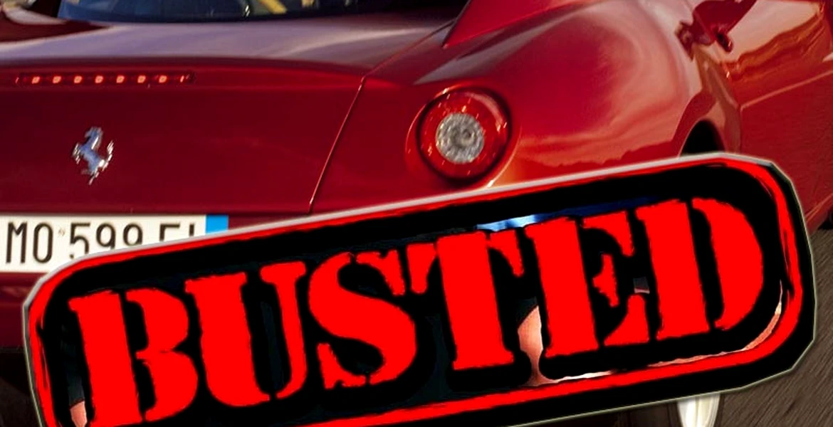 Milionar la loto, arestat şi cu Ferrari-ul confiscat