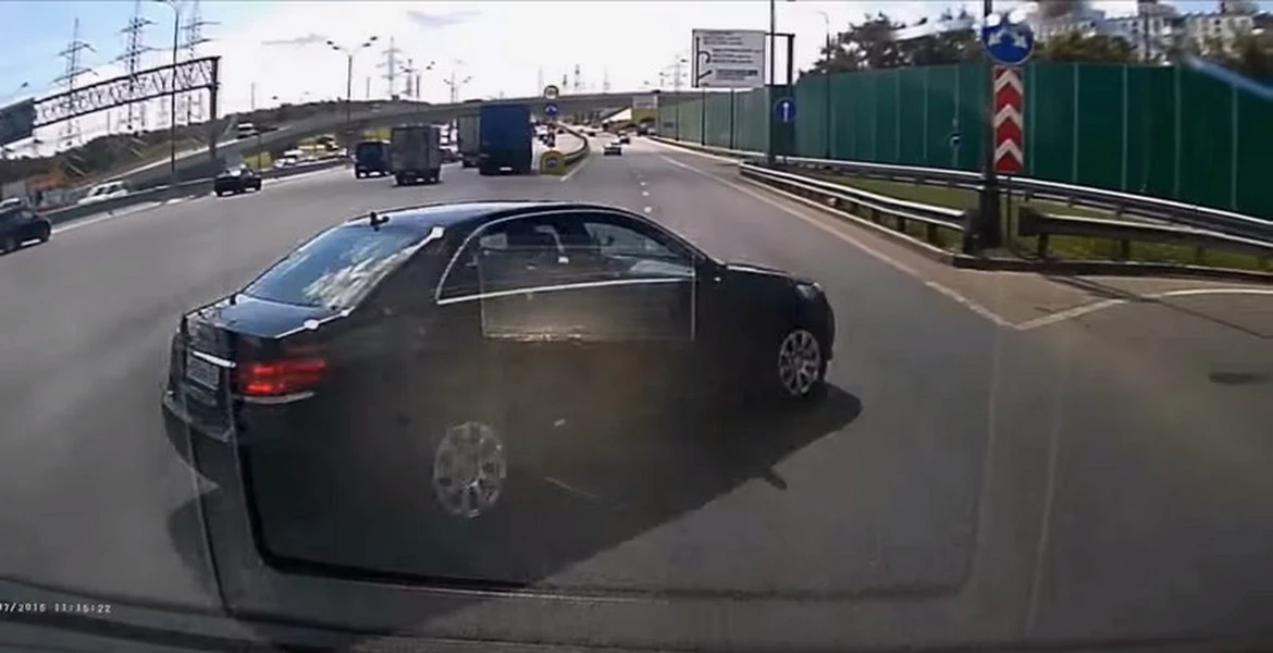Cum să nu ieşi de pe autostradă. VIDEO
