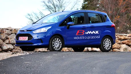 Test-drive cu Ford B-Max 1,0l EcoBoost pe drumurile din România