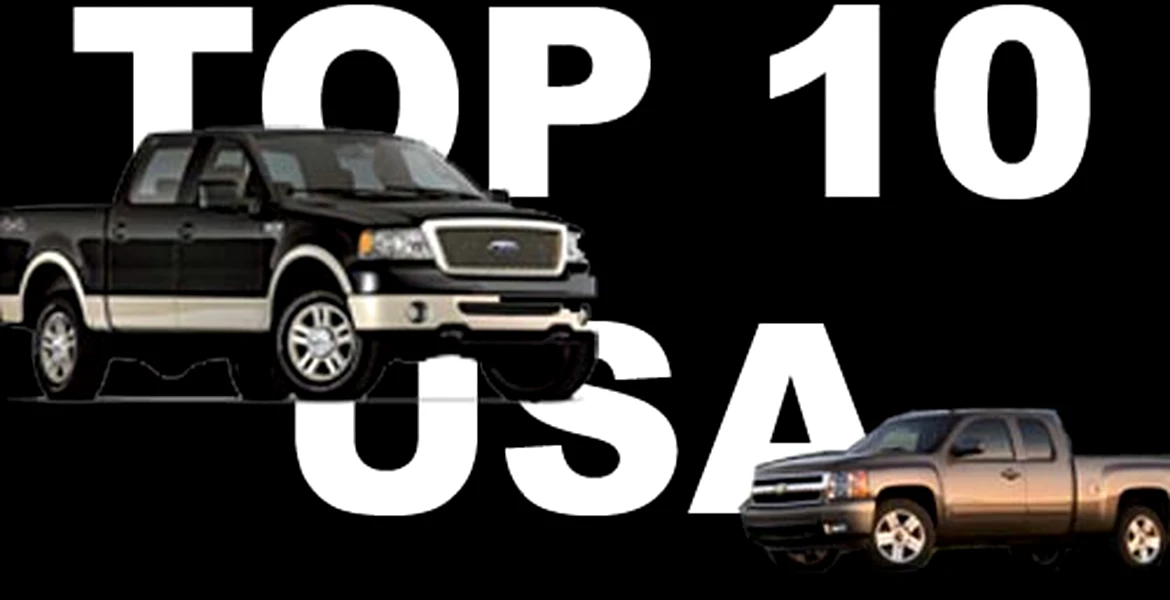 TOP 10 – vânzări maşini piaţa auto USA în 2008