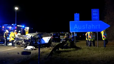 Dezastru pe Autobahn, provocat de un român care circula pe contrasens