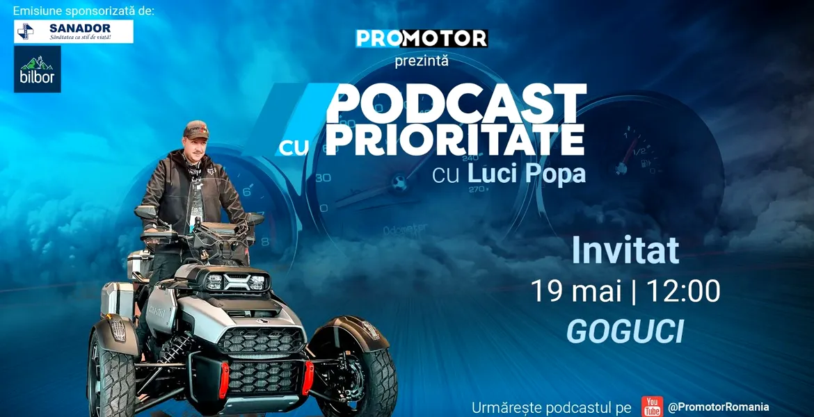 „Podcast cu Prioritate” #74 îl are ca invitat pe Goguci. De la Photoshop la ATV-uri, un parcurs creativ