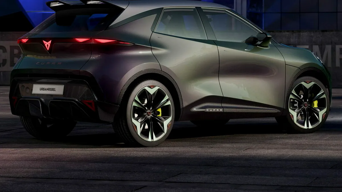 Cupra Urban RebelConcept prefigurează viitorul crossover electric al spaniolilor, care va debuta în 2025