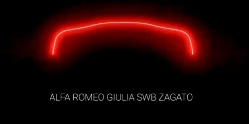 Alfa Romeo prezintă primul teaser cu viitorul Giulia SWB Zagato