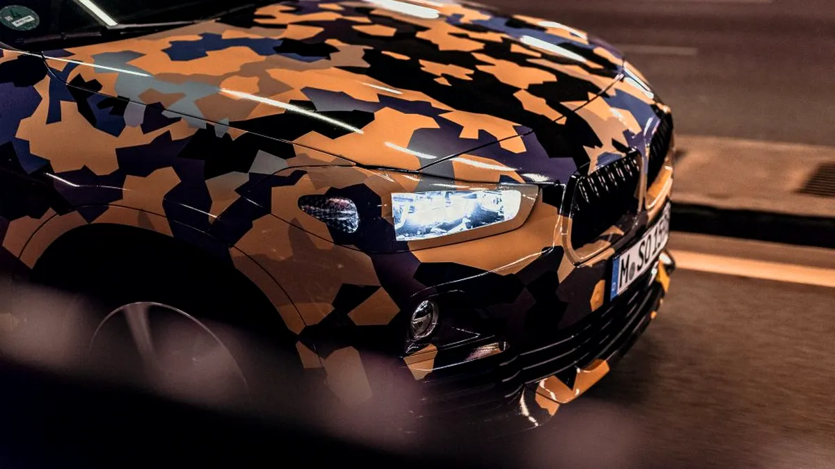 Imagini pestriţe dar grăitoare cu noul X2, lovitura BMW în 2017