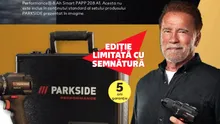 Ce scule PARKSIDE fără fir găsești săptămâna aceasta la Kaufland? Modelul redus cu 37% este o ediție limitată cu semnătura lui Arnold Schwarzenegger